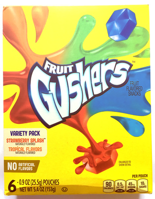 Gushers Strawberry Splash and Tropical Fruit 6 Count - Produit - en