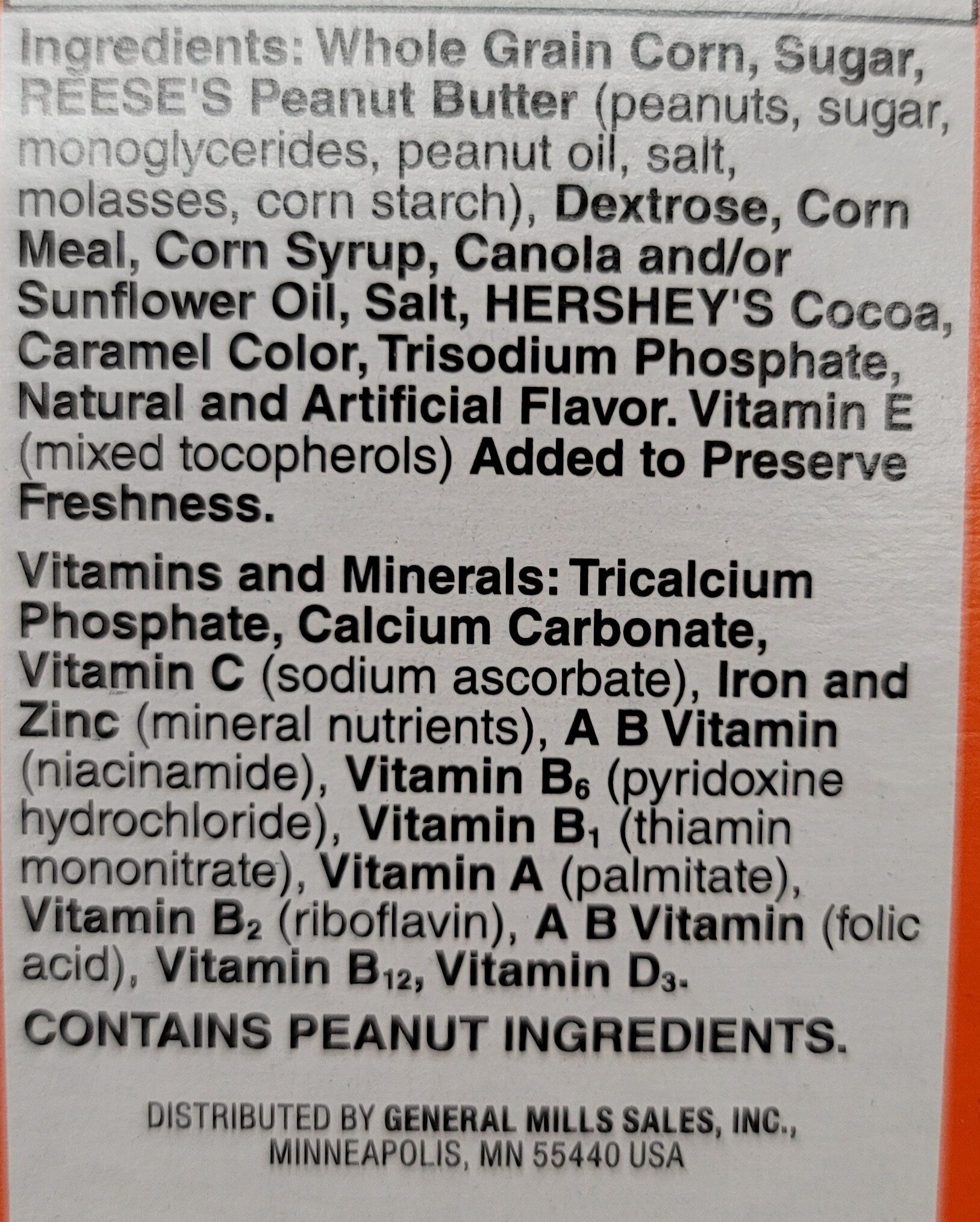 Reese’s Puffs - Ingredients