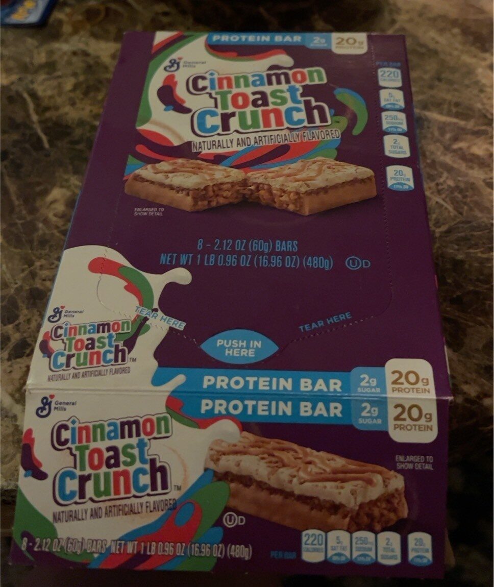 Cinnamon toast crunch protein bars - Producto - en