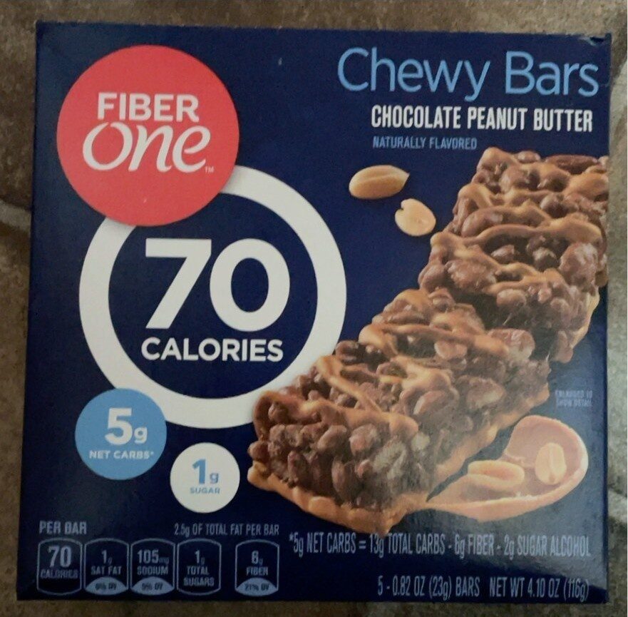 General mills calorie chocolate peanut butter chewy bars - Producto