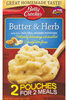 Real mashed potatoes mix pouches butter & herb - Product