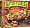 Sweet salty nut granola bars dark chocolate - Product
