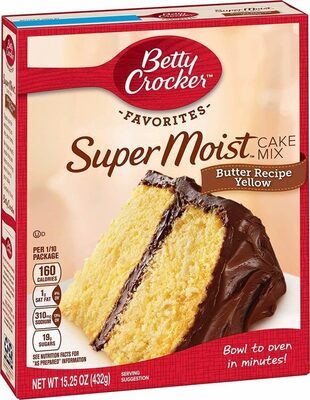 Super moist cake mix butter recipe yellow box