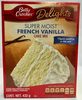 Super moist french vanilla cake mix - Product
