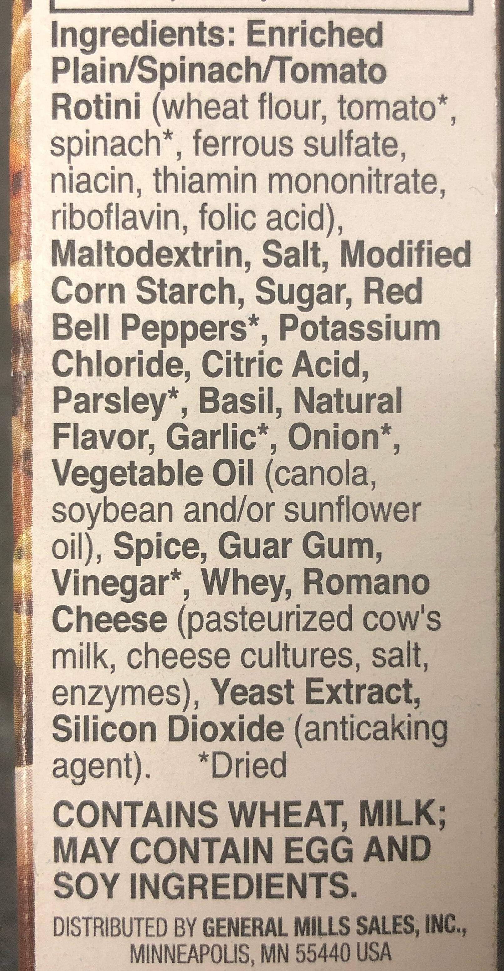 Suddenly Pasta Salad Classic - Ingredients