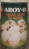 Quail Eggs In Water - Produkt
