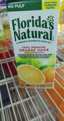 No pulp orange juice - Product