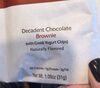 Decadent chocolate brownie - Produkt