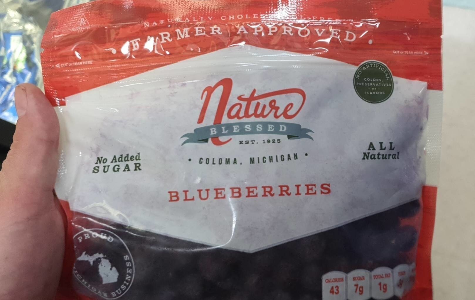 Frozen blueberries - Product