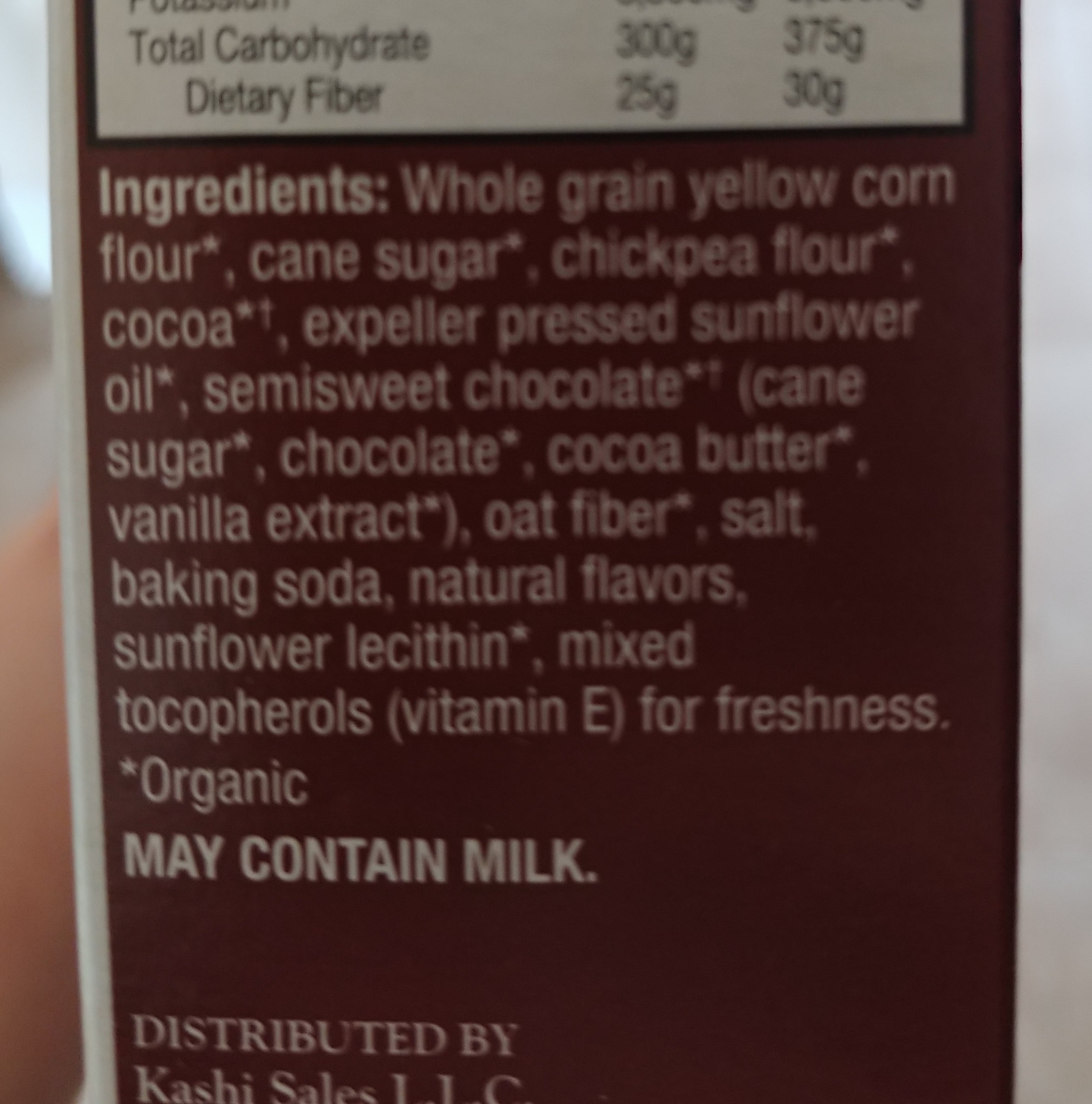 Chocolate Crisp - Ingredients