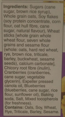 Toasted Berry Crisp GoLean Cereal - Ingredients