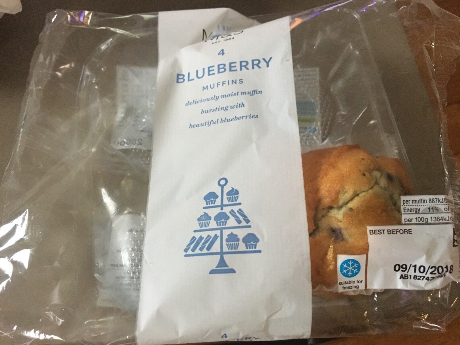 Blueberry Muffins - Product - fr