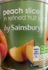 Peach Slices in refined fruit juice - Product