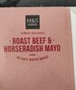 Roast beef and Horseradish mayo - Produit