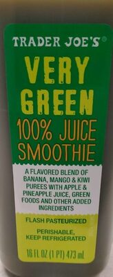 Very green 100% juice smoothie - Product