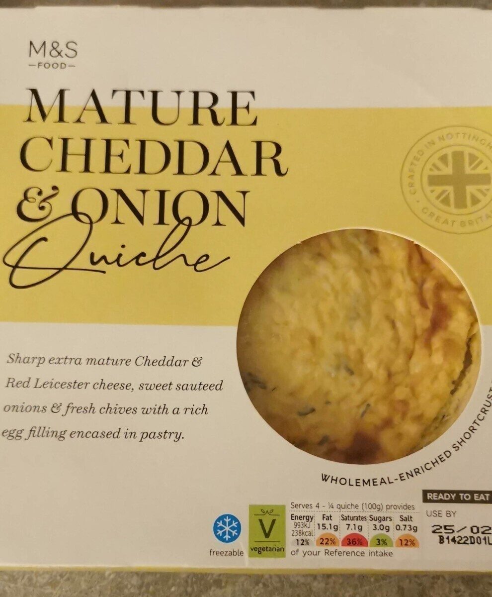 Mature cheddar and onion - Product