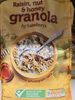 Raisin nut honey granola - Product