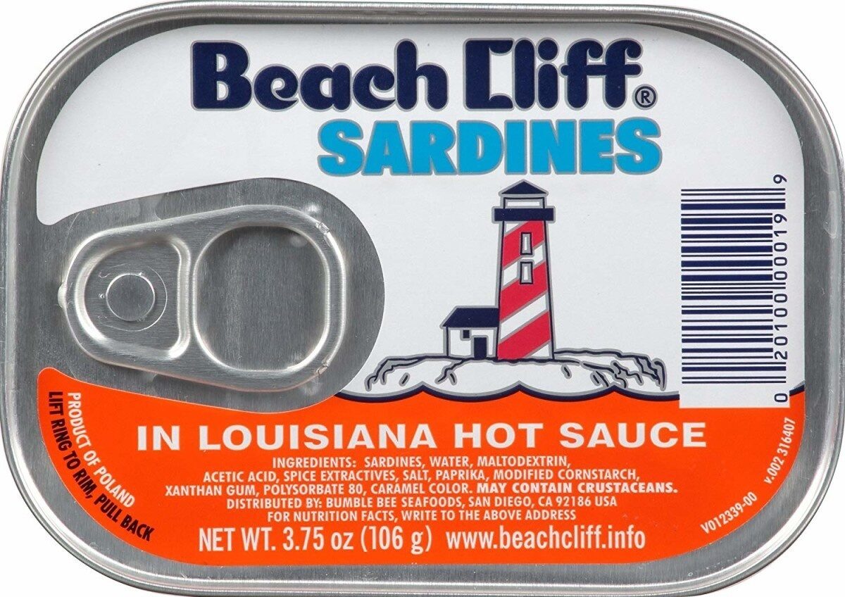 Sardines in louisiana hot sauce - Product