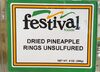 Dried pineapple rinfs unsulfured - Produit