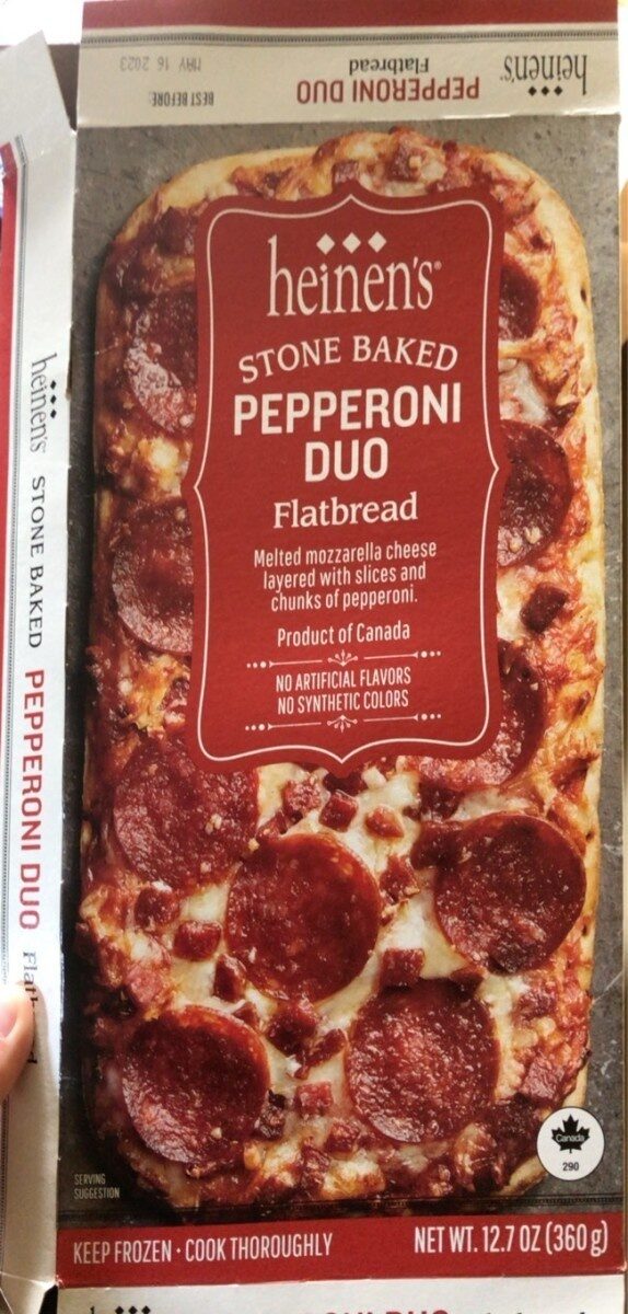 Pepperoni duo melted mozzarella cheese layered - Product