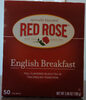 Red Rose English Breakfast Black Tea - Producto