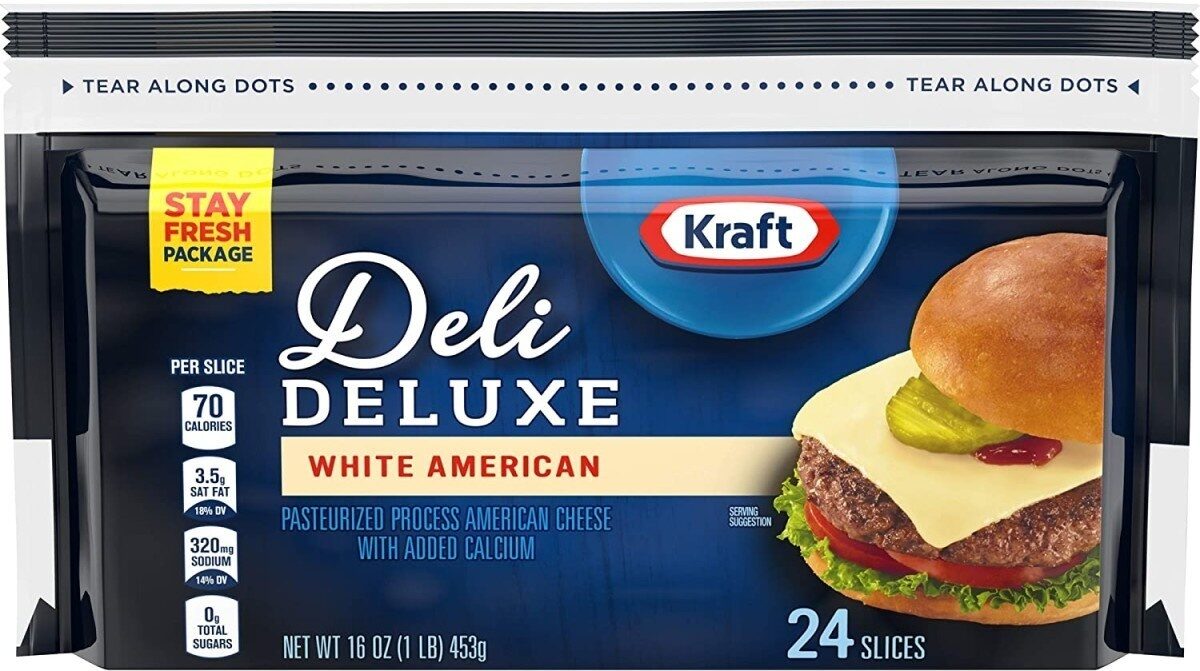 Deli deluxe white american cheese pouch - Product