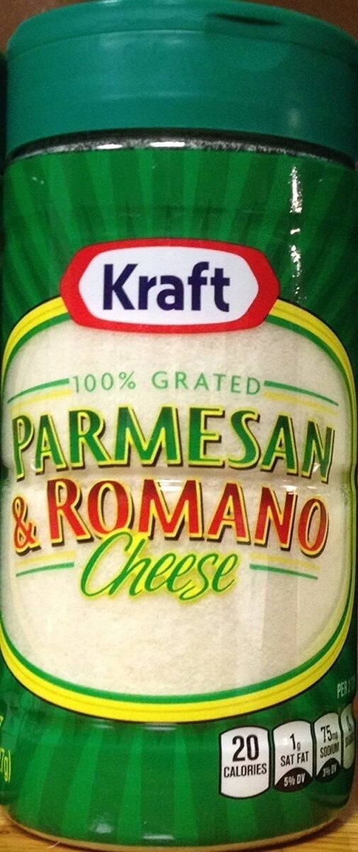 100% Grated Parmesan & Romano Cheese - Product