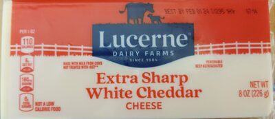 Extra Sharp White Cheddar Cheese - Product