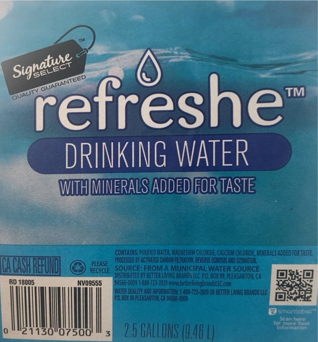 Refreshe drinking water - Product