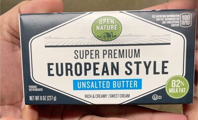 European style unsalted butter - Product