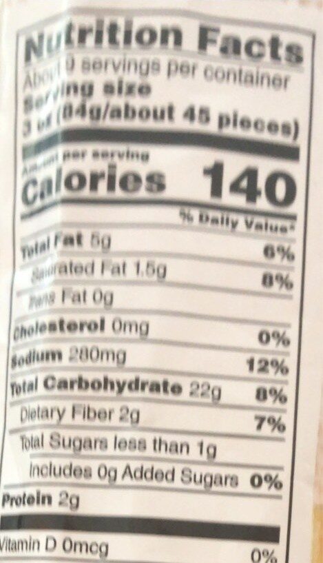 Select shoestring french fried potatoes - Nutrition facts
