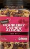 Cranberry Cashew Almond trail mix - Product
