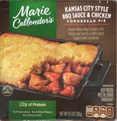 Kansas City Style BBQ Sauce and Chicken Cornbread Pie - Product