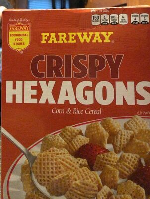 Cripsy hexagon corn & rice cereal - Produit - en