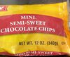 Mini Semi-sweet chocolate chips - Product