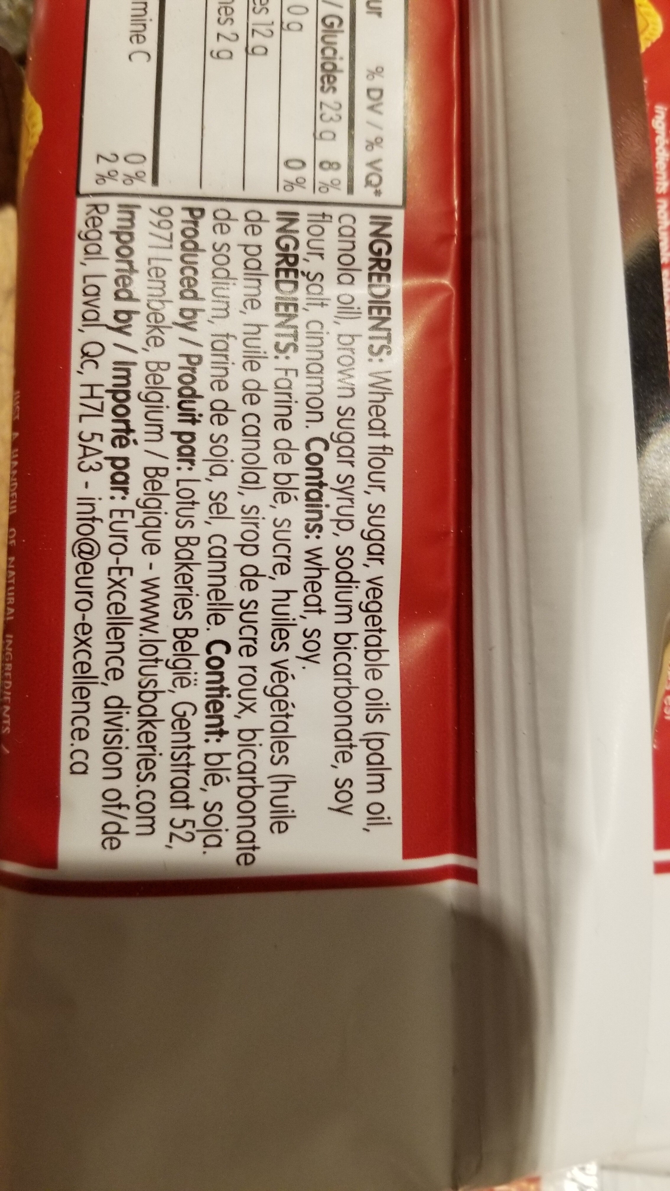 Cookies - Ingredients