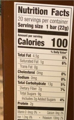 Minis mint chocolate chip - Nutrition facts