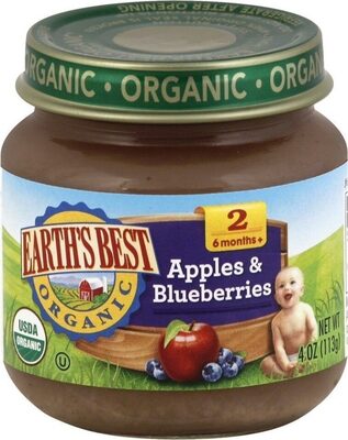 Calories in Earth'S Best Organic Organic Baby Food