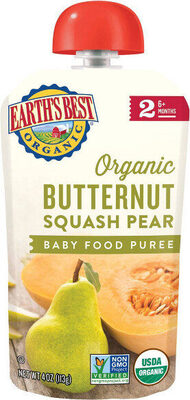 Organic baby food puree