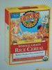 Certified organic whole grain rice cereal - Product