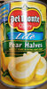 Del monte, lite pear halves bartlett pears in extra light syrup - Product
