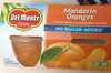 No sugar added mandarin oranges in water fruit cup - Produkt