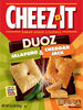 Cheezit duoz baked snack cheese crackers jalapeno cheddar jack - Produit