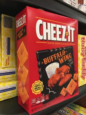Cheezit snack crackers buffalo wing flavored - Nutrition facts