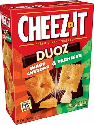 Duoz baked snack cheese crackers - نتاج - en