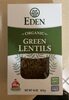 Green lentils - Product