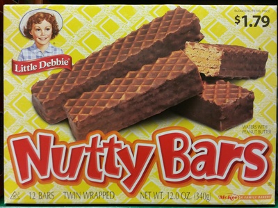 Calories in Little Debbie,Mckee Foods Wafers With Peanut Butter