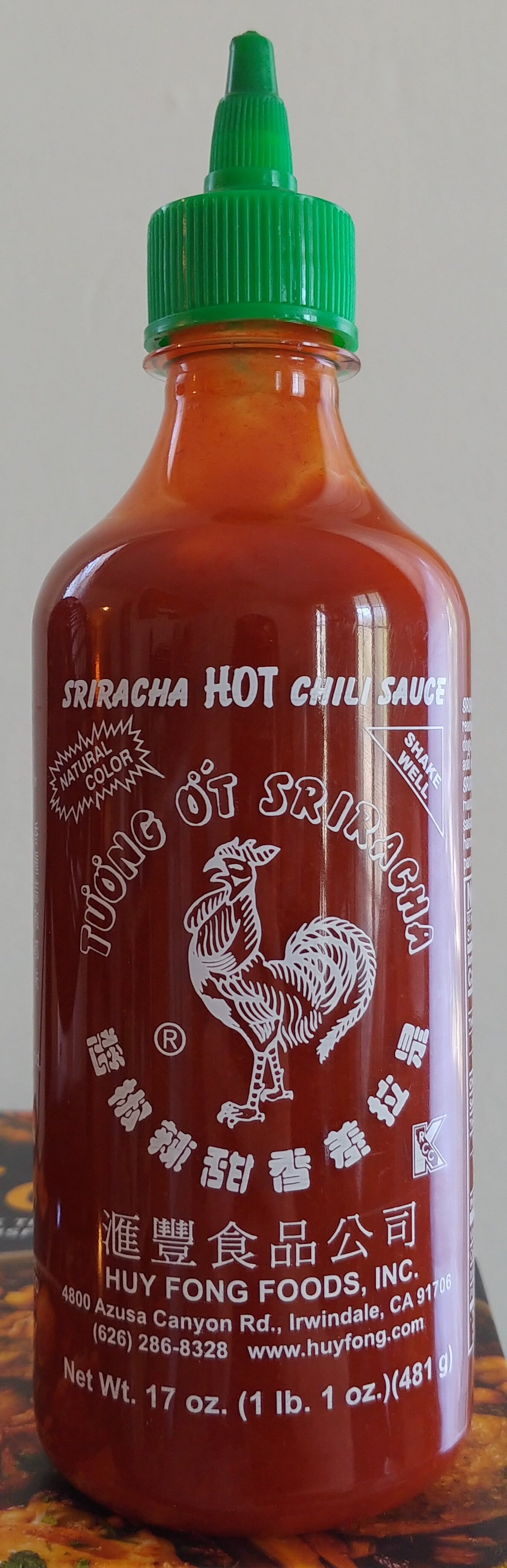 Sriracha Hot Chili Sauce - Produkt - en