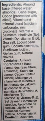 Silk almond - Ingredients