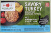 Savory turkey breakfast sausage patties, savory turkey - Product